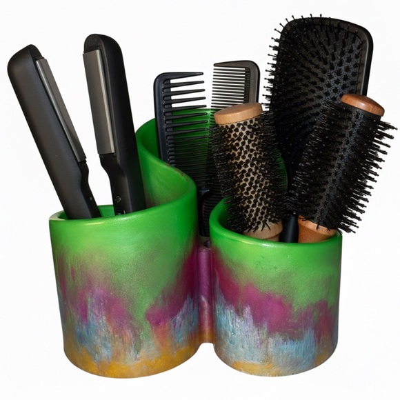 NORE’S NOVELTIES Handcrafted Home/ Office Desk Organizer -Multicolor or Solid - Picture 17 of 17